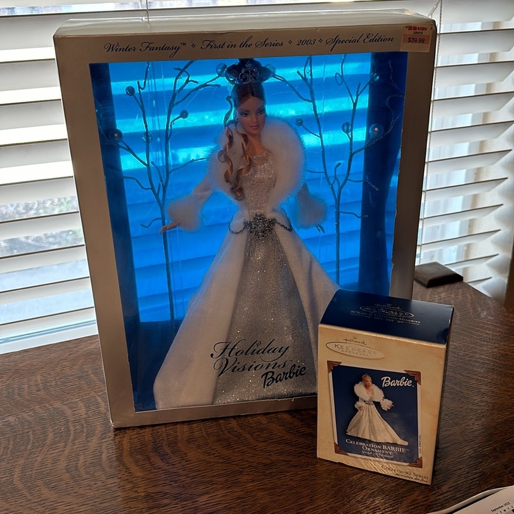2003 Holiday Visions Barbie and Ornament